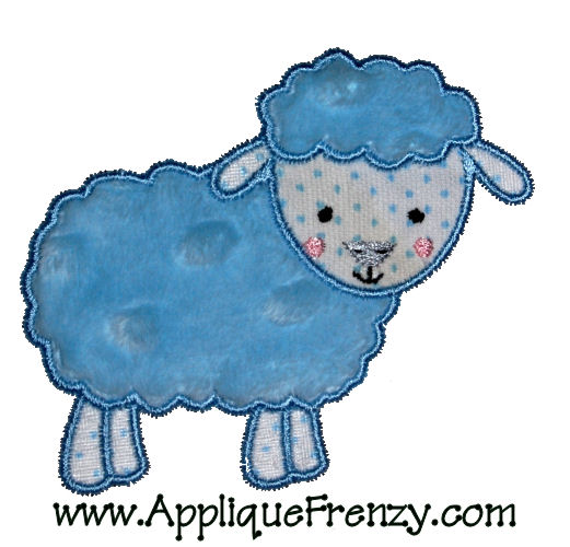 Sheep Applique Design-sheep, farm, animal