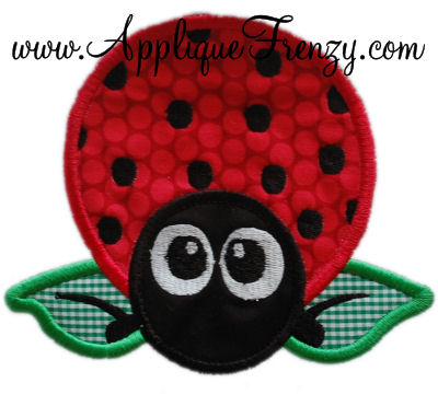 Shannon the Ladybug Applique Design-