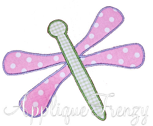 Dragonfly Applique Design-