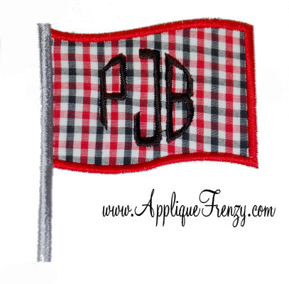 Flag Applique Design-flag, 4th of july, fourth, 