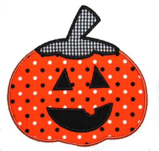 Jack O Lantern Applique Design-halloween, jack o latern, fall, trick or treat