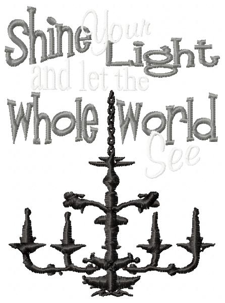 Shine Your Light Verticle Design-christian, light, shine, religious