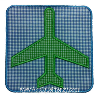 Simple Plane Square Patch Applique Design-
