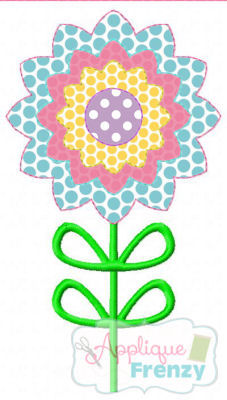 Spring Flower 1 Applique Design-