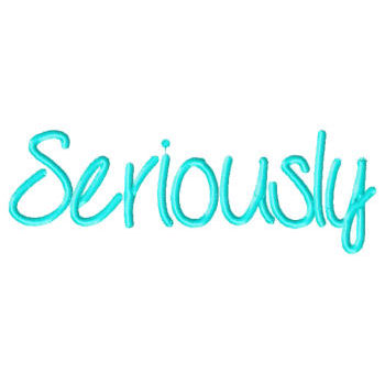 Seriously Embroidery Font-font, embroidery, seriously, itch 2 stitch, itch to stitch font, ttf, embroidery font