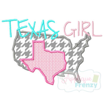 Texas and Texas Girl Applique Design-TEXAS disproportionately awesome, big texas, texas girls, texas is great, everything is big in texas, texas girl